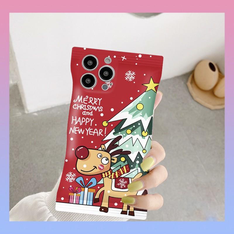 Ốp lưng iphone Cây Thông Ông Già Noel Hình Vỏ Kẹo 7/8/7plus/8plus/x/xsmax/Xr/11/11pro/11promax/12/12promax/13/14/promax