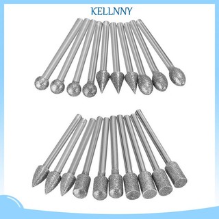 Kellnny set 20 mũi khoan kim cương 3mm mới