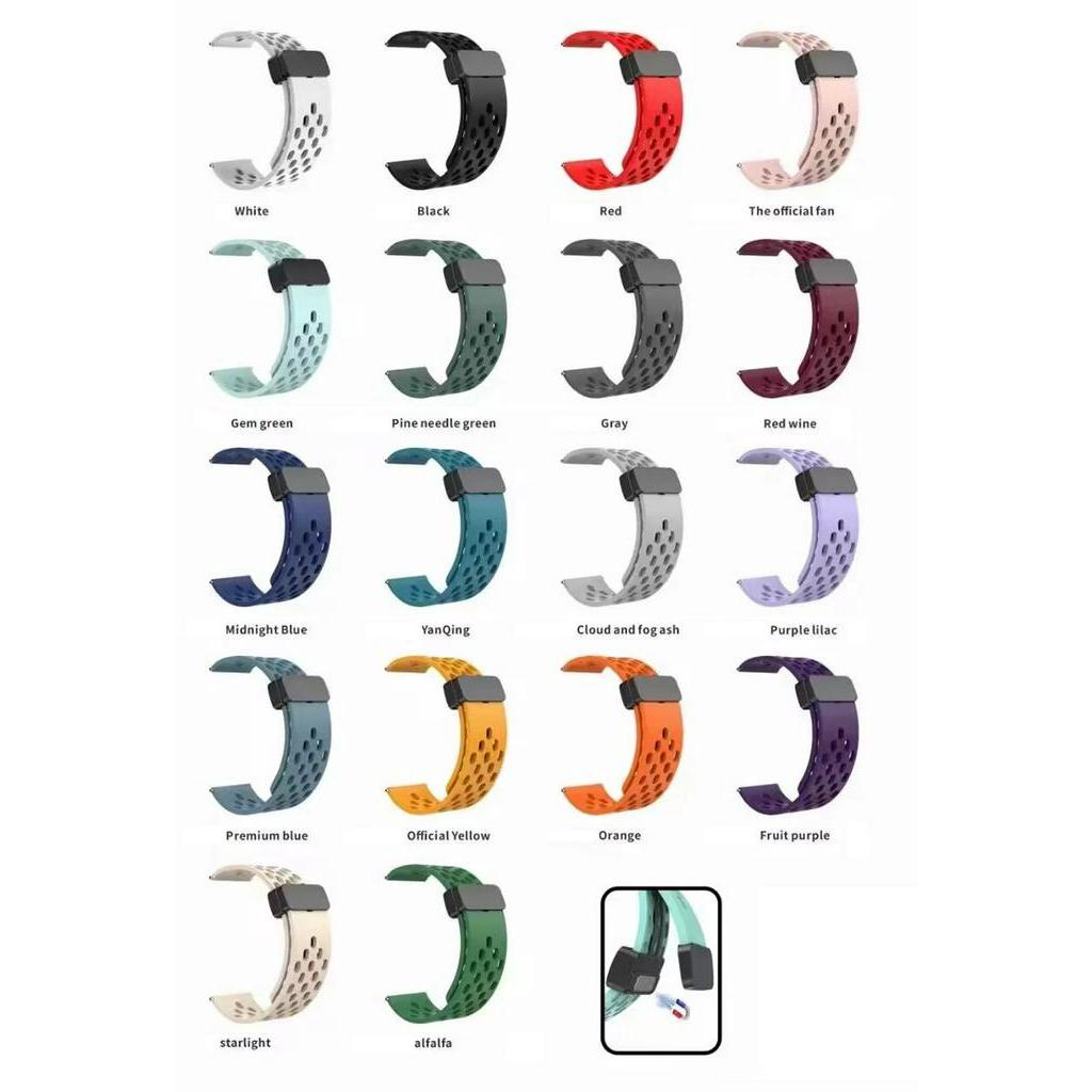 Dây Đeo Silicon Khóa Nam Châm Cho Đồng Hồ Thông Minh Amazfit Balance