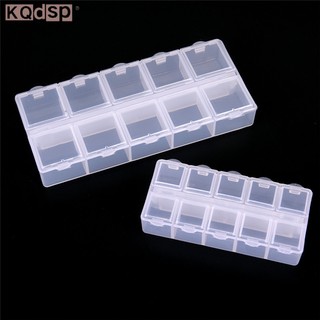 1 Hộp Đựng Thuốc Viên 10 Ngăn Nhiều Màu Sắc