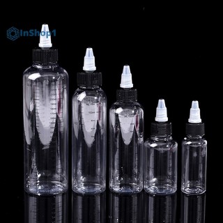 [inshop1] Bình Nhựa Đựng Mực Lỏng 30ml - 250ml Cho Thú Cưng