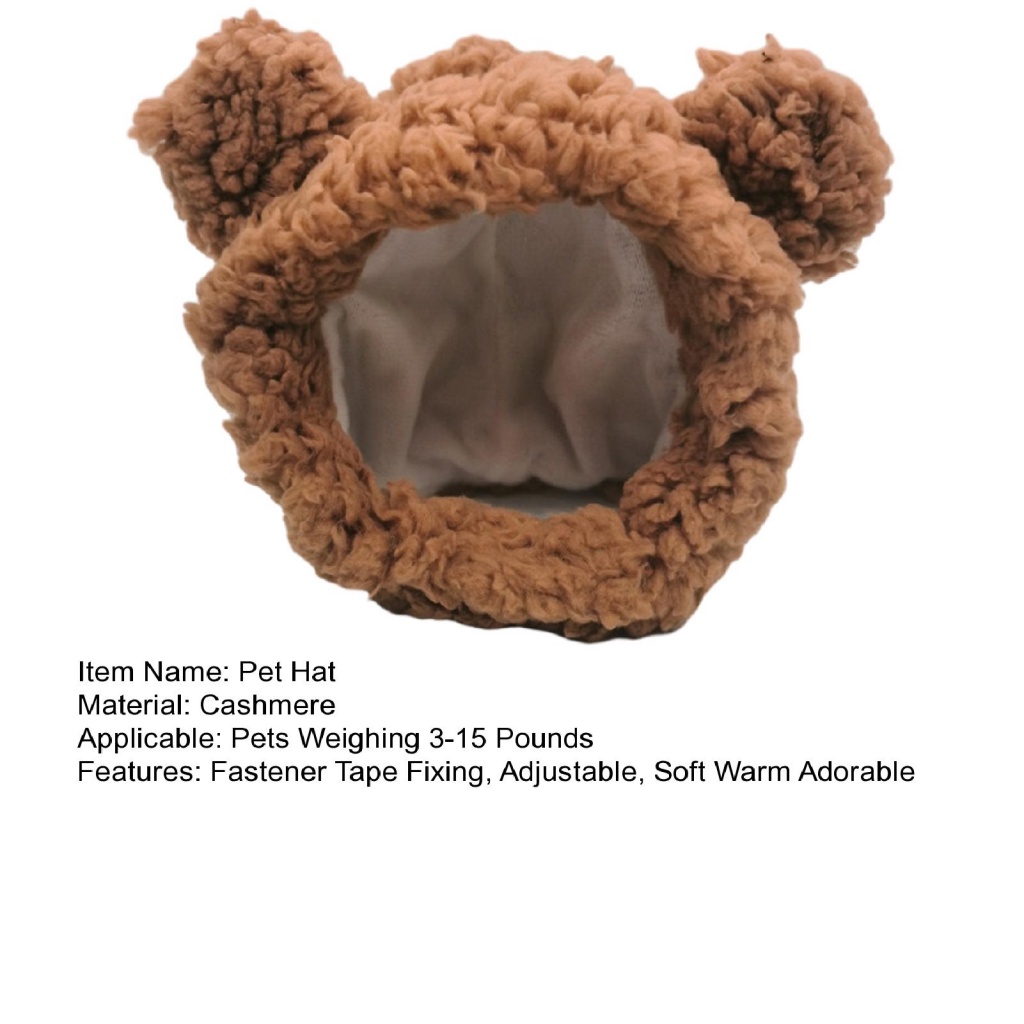 Băng Đô Nhung Mềm Mại Có Thể Điều Chỉnh Cho Thú Cưng Mùa Đông Châu Á