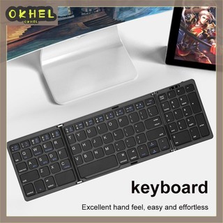 Bàn Phím bluetooth Không Dây okhello.vn Có Thể Gấp Gọn Cho ios android windows