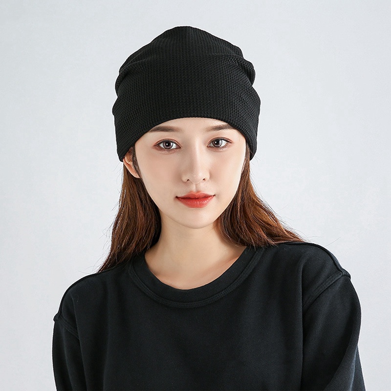 Mũ cotton Hai Lớp Giữ Ấm Mùa Đông Phong Cách Thể Thao Cho Nam Nữ