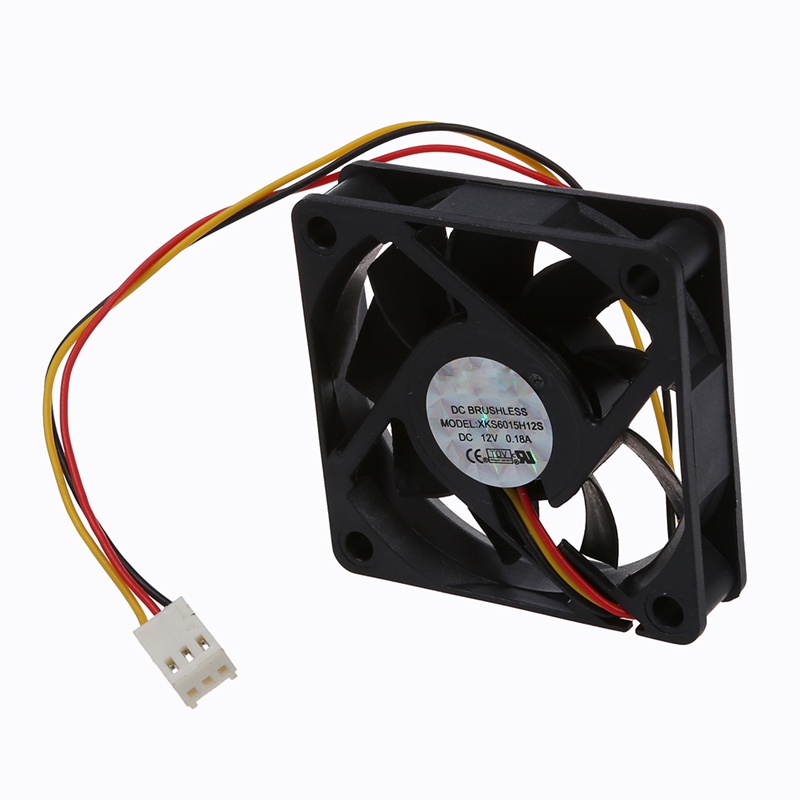 Quạt Tản Nhiệt Cho Máy Tính 60 x 60Mm Đen