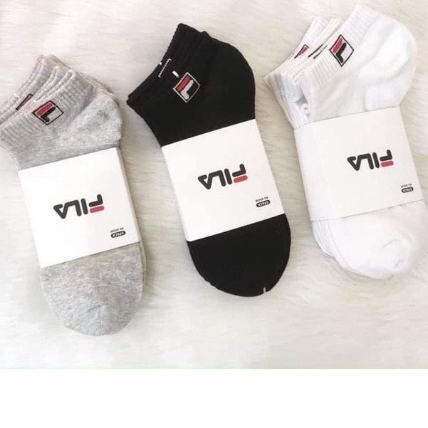 Tất nam cổ ngắn thể thao chống hôi chân xuất Nhật, Vớ fila cổ ngắn