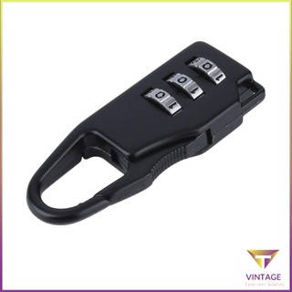 Security 3 Combination Travel Suitcase Luggage Bag Code Lock Zipper Padlock [H/11]