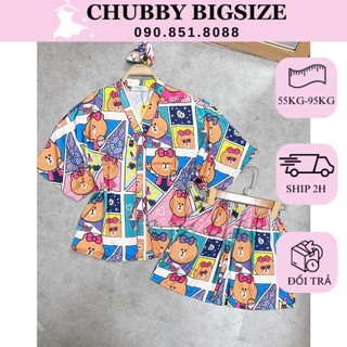Bộ lụa đùi cánh dơi 5d bigsize 50-85kg