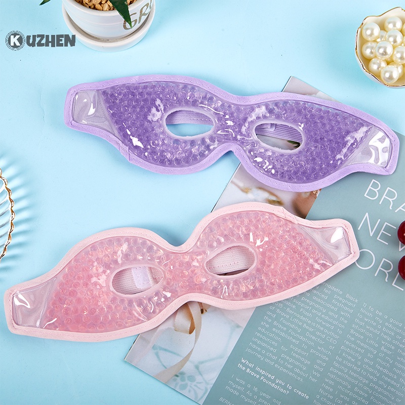 Kuzhen Mặt Nạ Mắt Dạng gel Nén Làm Mát Giúp Thư Giãn Khi Ngủ