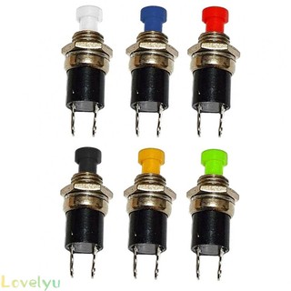 ⭐LOVE⭐ Push Button Switch For Panel Installation Multi Color Pin Welding 2mm Panel
