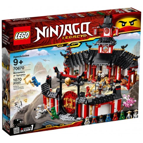 Hàng đặt -LEGO Ninjago 70670 - Võ Đường Spinjitzu [tặng móc khóa]