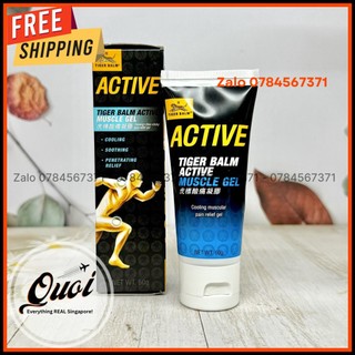 Gel xoa bóp giảm đau con hổ xanh 60g / active muscle gel tiger balm