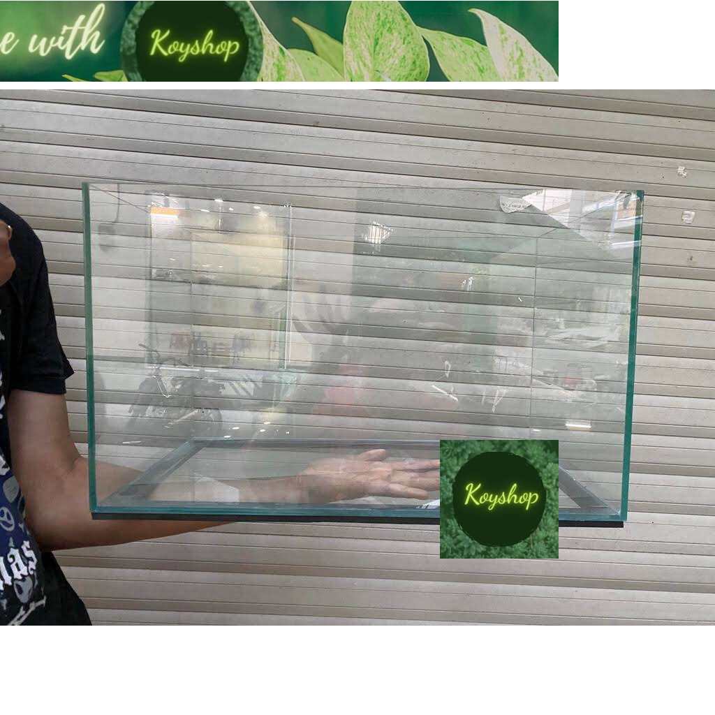 Hồ cá thuỷ sinh 40-30-30 kính 4li( dài x rộngxcao). dán giấu keo, mài cạnh siêu đẹp.