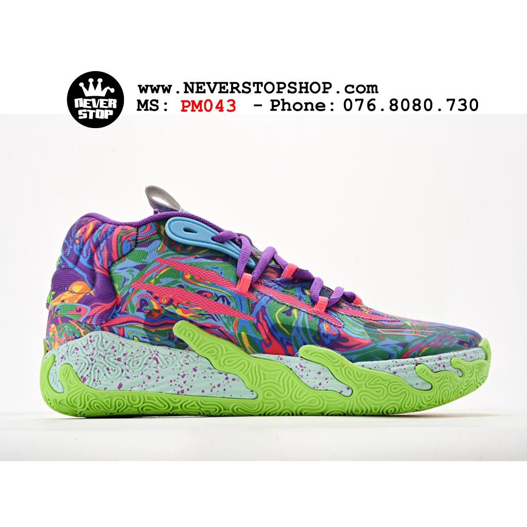 Giày bóng rổ nam PM MB 03 MULTICOLOR mẫu mới hàng đẹp chuẩn chất lượng cao giá tốt| NeverStopShop.com