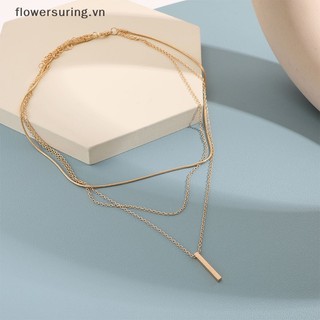 Vòng cổ Nhiều Lớp boho vintage Đơn Giản Cá Tính Mạ Vàng Trang Sức