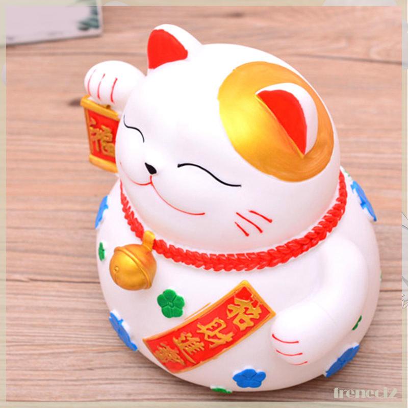 Ống Tiết Kiệm Hình Mèo May Mắn Để Bàn Trang Trí