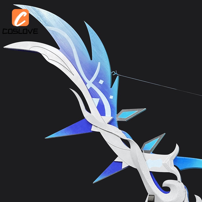 Genshin Bộ Đồ Hóa Trang Ngôi Sao Bắc Cực Bằng pvc + Mặt Gỗ Màu Xanh Dương Cho Tiệc halloween