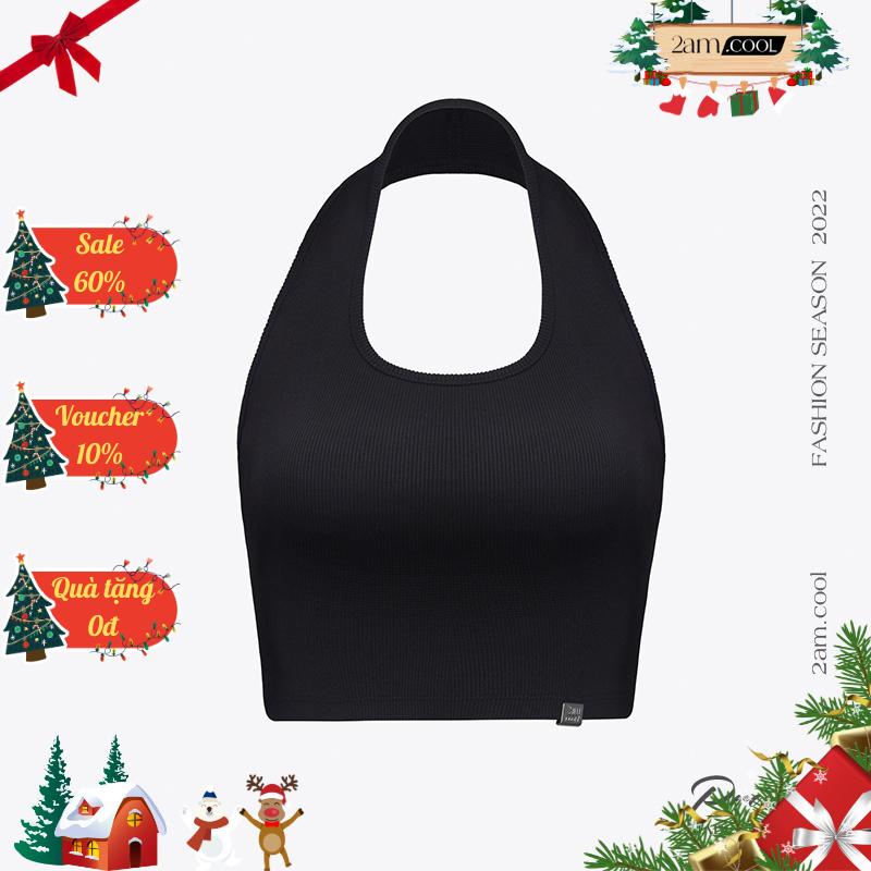 Áo 3 Lỗ Croptop Hở Lưng Nữ Thời Trang Cao Cấp Sexy Chất Liệu Dày Dặn 2AM