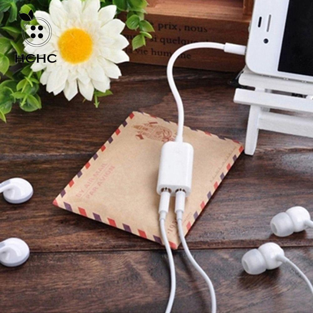 Hchc Dây Cáp Nối Dài Tai Nghe 1 Đầu Cắm Sang 2 Ổ Cắm 3.5mm