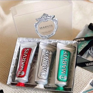 Kem đánh răng Marvis Mini Set 3 tuýp x 25ml