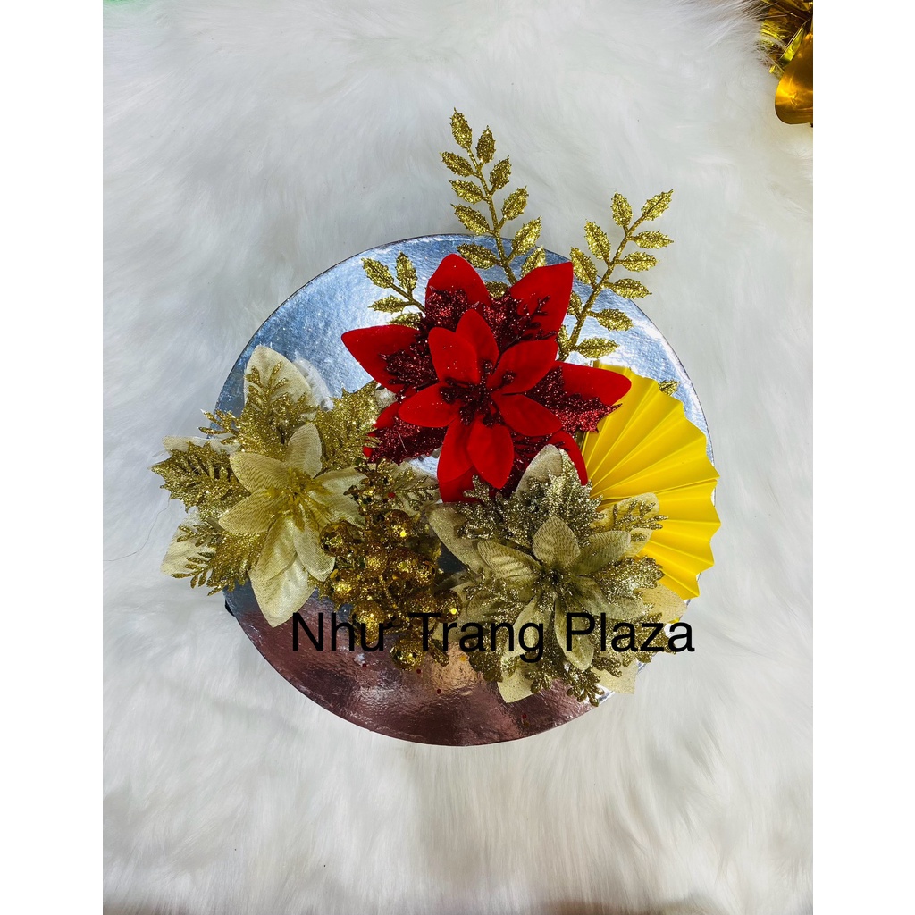 Sỉ 5 set , 10 set hoa TRI ÂN trang trí tháp bánh, tháp nước ngày Tết _ hotdeal247