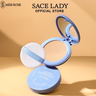 Miss Rose Sace Lady Compact Phấn Nén Không Thấm Nước Matte Hoàn Hảo Nhẹ Trang điểm Kiểm Soát Dầu