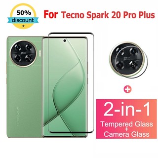  cường lực Tecno Spark 20 Pro Plus Kính Cường Lực Bảo Vệ Màn Hình Cho Tecno Spark 10C 20C 10 20 Pro Camon 20 Pop 8 Pova Neo 4 5 Pro 5G Kính bảo vệ ống kính máy ảnh 