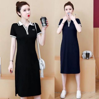 Đầm thun dáng rộng che phủ bụng thời trang mùa hè dành cho nữ