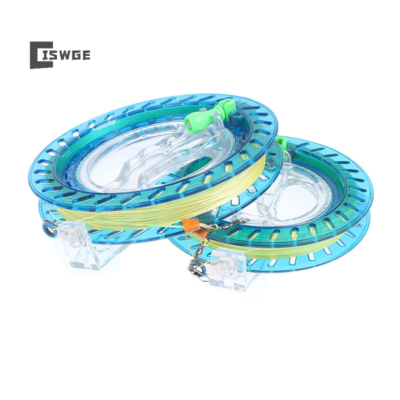 Vòng Quay Dây Câu Cá ABS 18cm Dây Pha Lê 200m Kèm Thiết Bị Khóa
