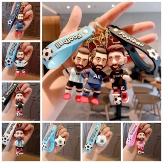 Móc Khóa Hình Cầu Thủ Messi 3D Độc Đáo