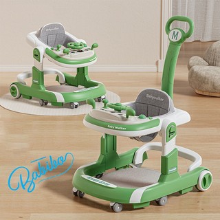 Xe tập đứng cho bé, xe tập đi chữ U cao cấp Babibo kids cho bé có cần đẩy điều chỉnh độ nghiêng dễ dàng