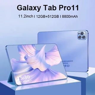  Máy tính bảng mới 16GB + 512GB Máy tính bảng Galaxy 11,2 inch máy tính bảng giải trí giá rẻ dành cho học tập và văn phòn 