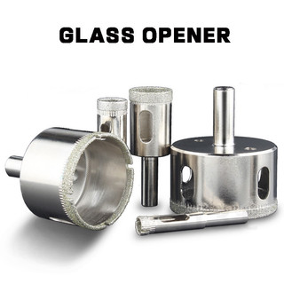 Mũi khoan thủy tinh Mũi khoan mở tròn 6mm-60mm Dụng cụ mở lỗ đá cẩm thạch bằng gốm Đá Granite Dụng cụ tiện dụng Siêu cứng DZ5T
