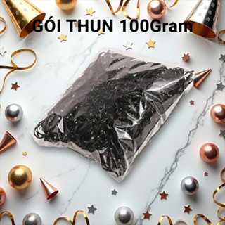 Gói 100g thun cột tóc nữ Hàn Quốc dễ thương AAA iLita túi thun phụ kiện buộc tóc đẹp nhiều màu đen