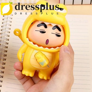 Dressplus Crayon Shin-chan Búp bê thay đổi khuôn mặt, có móc khóa Nhựa Shin-chan Đồ chơi trang điểm mặt, Búp bê mô hình Đồ thủ công DIY Đồ chơi thay đổi khuôn mặt phong cách Trung Quốc Mini bé gái bé trai
