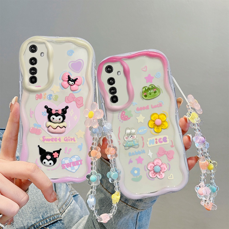 Ốp lưng realme 6 Dễ Thương Ốp Điện Thoại Gắn Búp Bê Hoạt Hình 3d Thời Trang Cho realme 6