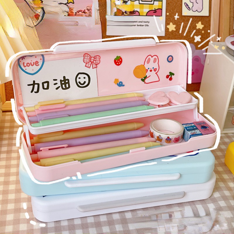 Dễ Thương Hộp Đựng Bút In Hình Hoạt Hình Sáng Tạo Ốp