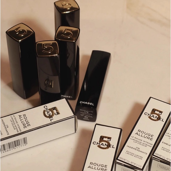 Set 5 Son Môi chan glam Dưỡng Ẩm Làm Sáng Màu Môi Phong Cách Giáng Sinh