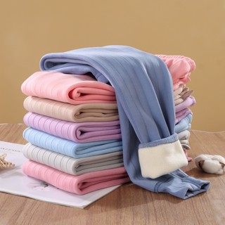  Quần Dài Lót Lông Cừu Dày Dặn Giữ Ấm Mùa Thu Đông Cho Mẹ Và Bé 90-180 Tuổi 