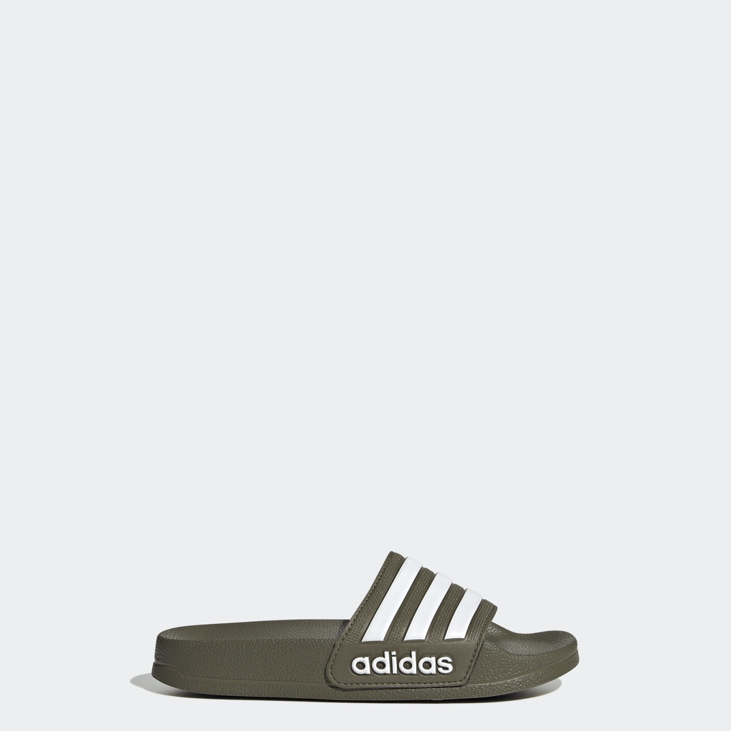 adidas Bơi lội Dép nhà tắm Adilette Trẻ em màu xanh lá HP7607