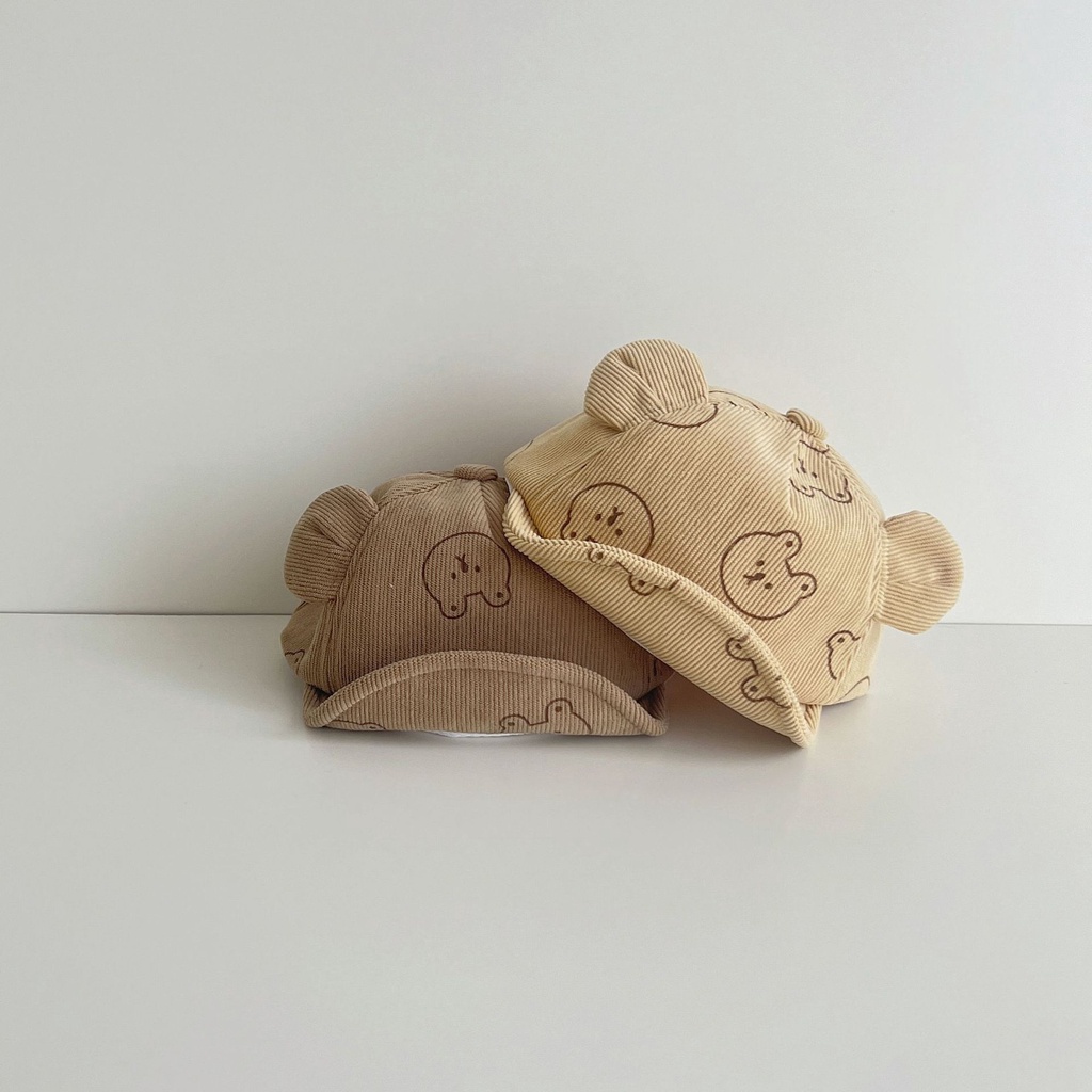 Mũ Lưỡi Trai Hình Gấu Hoạt Hình Dễ Thương Cho Bé