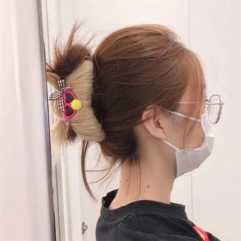 Sanfu Băng Đô Cài Tóc Hình Búp Bê Xấu Xí Dễ Thương
