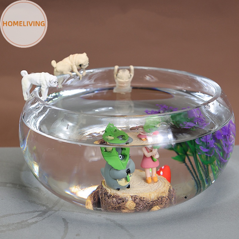 Homeliving Đồ Trang Trí Bể Cá / Cún Hoạt Hình Bằng Nhựa resin Dễ Thương