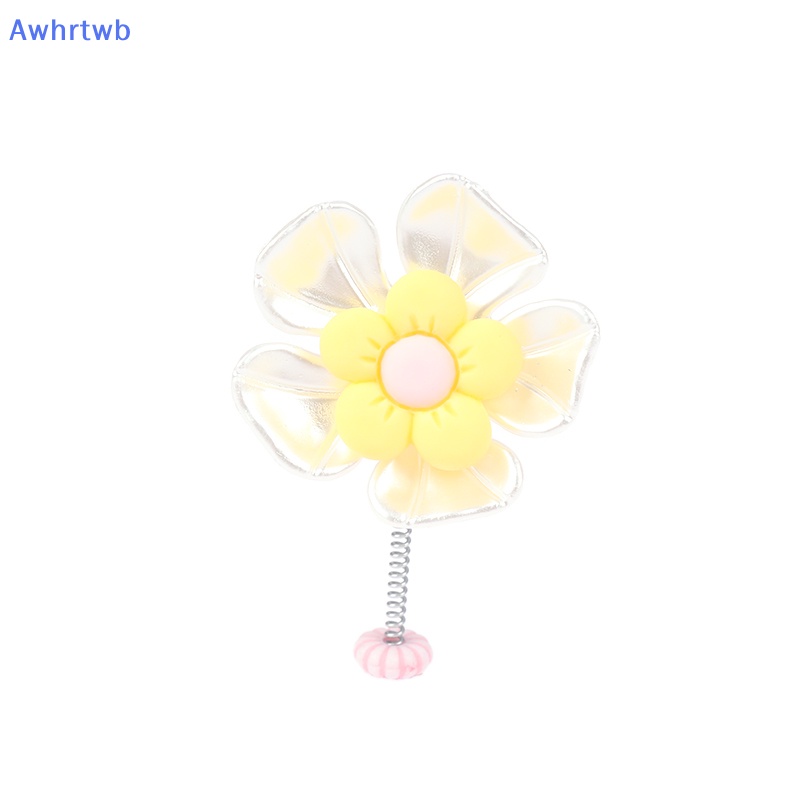 Awhrtwb Đầu Hoa Cúc Trang Trí Bảng Điều Khiển Xe Hơi Dễ Thương Mới