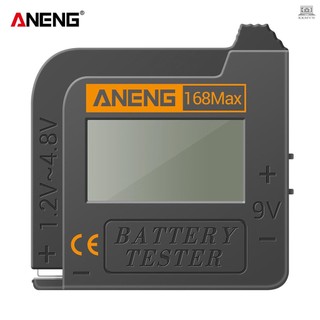 ANENG Battery Tester 168MAX Digital Display Tester Battery Voltage Checker Battery Capacity Testing Tool Universal Tester for Checking AAA AA Button Battery