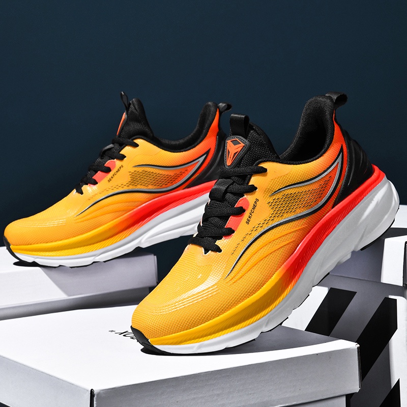 Giày đôi Giày chạy marathon đường dài Giày thể thao giảm xóc nam và nữ Size 36-45