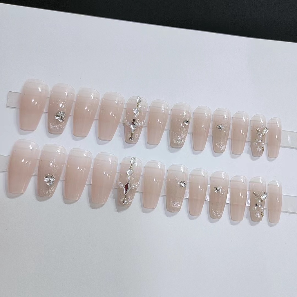 B700 Kim Cương Pha Lê Mắt Mèo Không Lộ Vết Nứt Phong Cách Làm Đẹp Cho Móng Tay