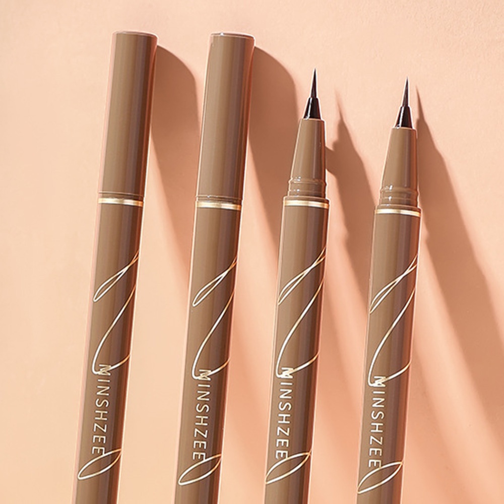 Minshzee Bút Kẻ Mắt Dạng Lỏng Chống Thấm Nước Lâu Trôi Trang Điểm Mượt Mà