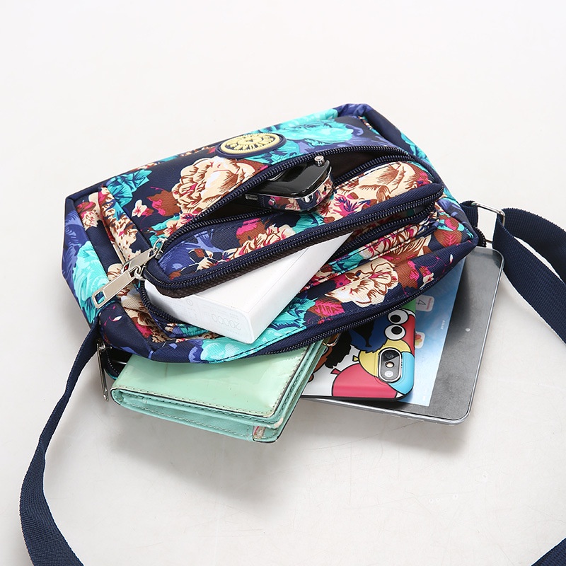 Mới Túi Xách Vải oxford cho mẹ Họa Tiết Hoa Thời Trang Cho Phụ Nữ Trung Niên