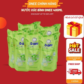 Combo 6 túi nước xúc bình sữa dnee, rửa bình sữa dnee dạng túi 550ml ...